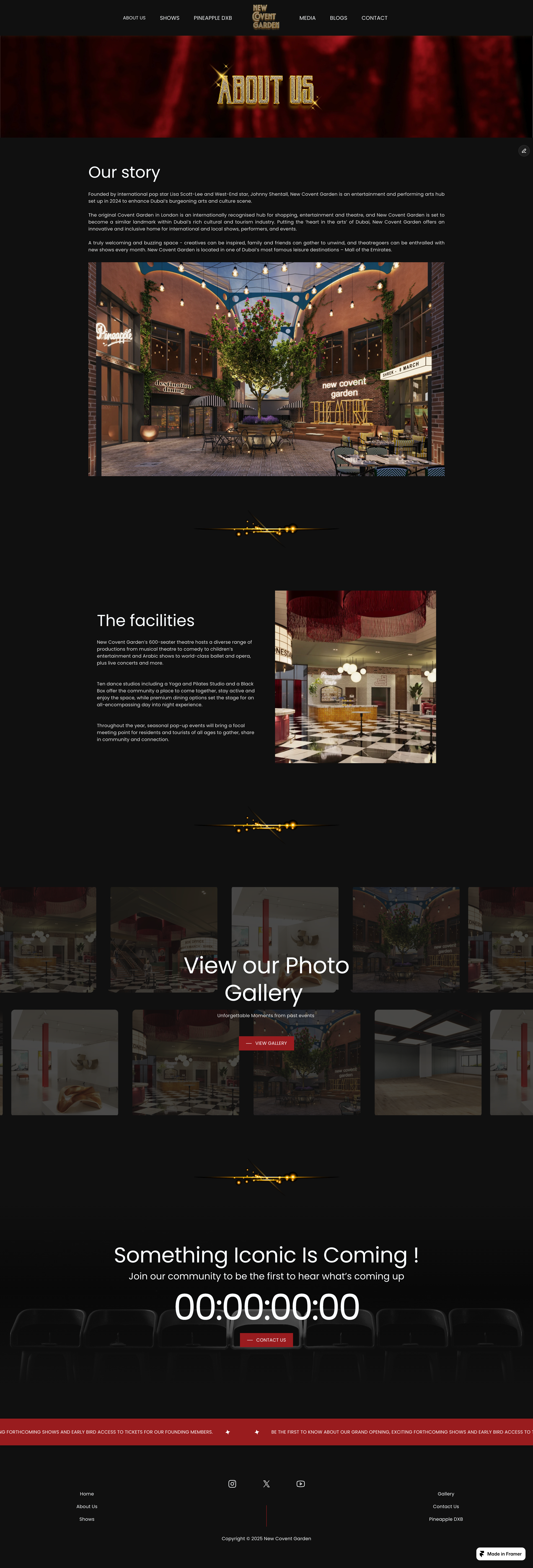 Heritage & Facilities Showcase